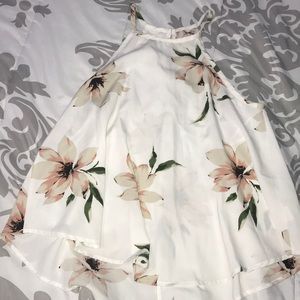white flower top